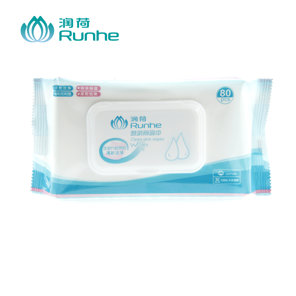 Runhe skin clean wipes